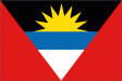 Sunrise in the flag of Antigua-Barbuda