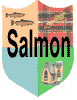 Crest of the Salmon Family.  Link to: Salmon Family Publications page